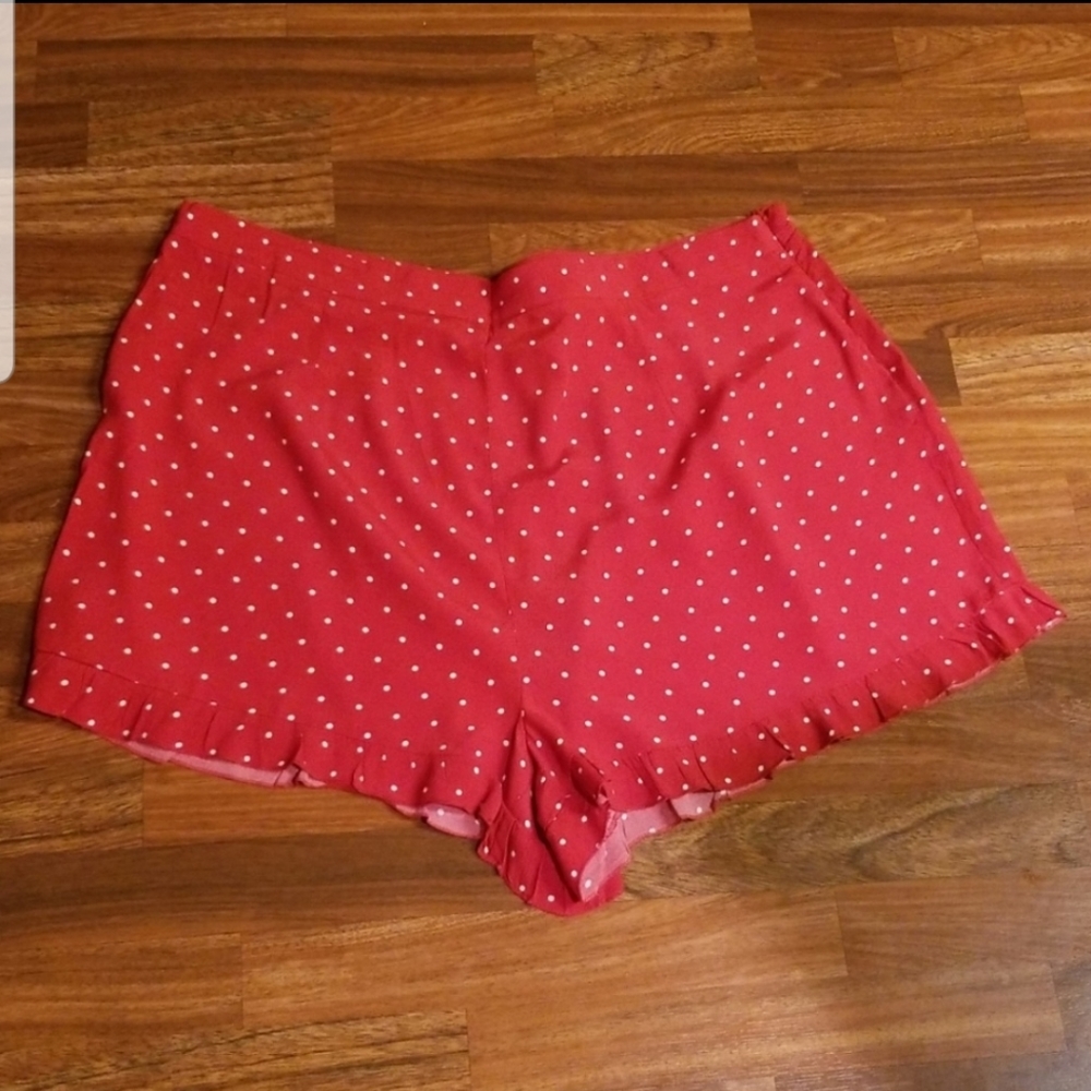 Forever 21 Red/ White Polkadots Shorts